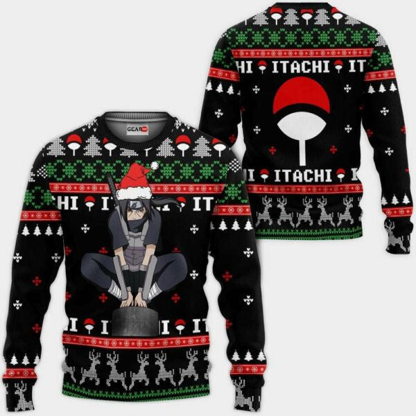 Anbu Itachi Ugly Christmas Naruto Anime Xmas 1k463 Gifts ,naruto Anime Xmas Christmas Gift Fan 873