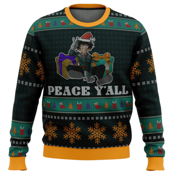 My Hero Academia Anime Izuku Midoriya 4 Ugly Sweater Gifts, My Hero Academia Anime Gift Fan Ugly Sweater 729