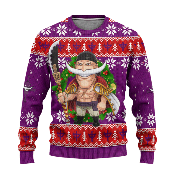 One Piece Anime Edward Newgate 61 Ugly Sweater Gifts, One Piece Anime Gift Fan Ugly Sweater 187