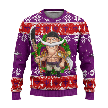 One Piece Anime Edward Newgate 61 Ugly Sweater Gifts, One Piece Anime Gift Fan Ugly Sweater 187