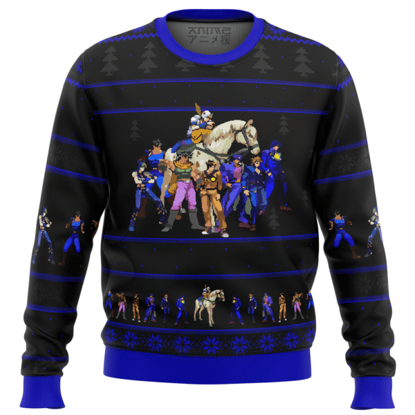 Generations Jojos Bizarre Adventure Ugly Sweater Gifts, Generations Jojos Bizarre Adventure Gift Fan Ugly Sweater 767