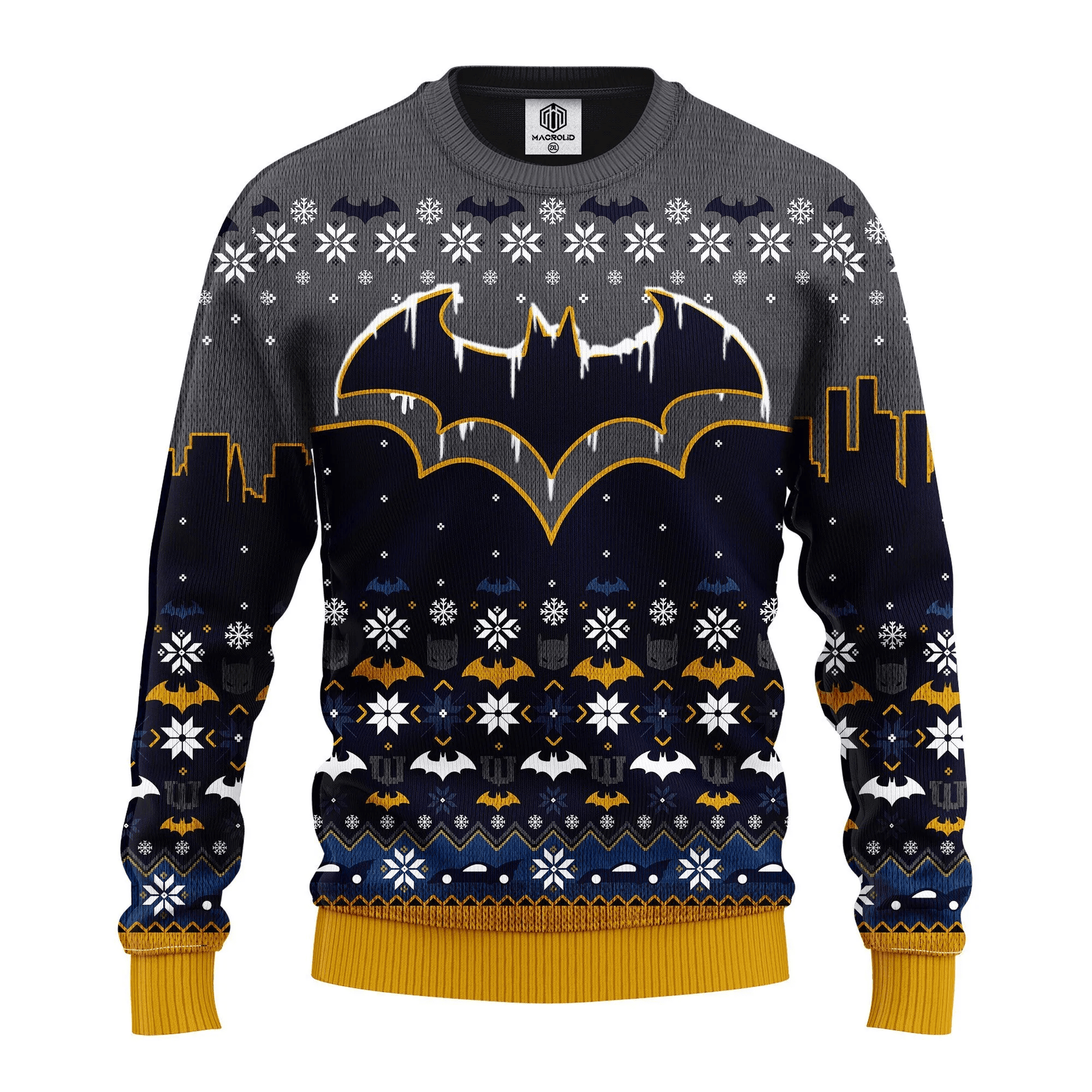 Batman Dc Comics Logo Ugly Christmas Sweater 344