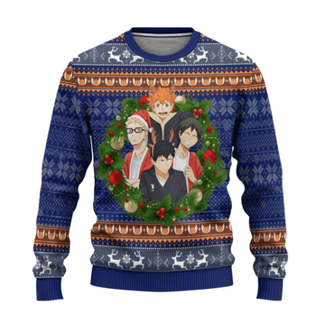 Haikyuu Anime 2 Ugly Sweater Gifts, Haikyuu Anime Gift Fan Ugly Sweater 402