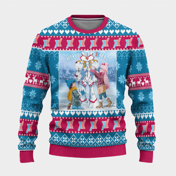 Darling In The Franxx Anime 3 Ugly Sweater Gifts, Darling In The Franxx Anime Gift Fan Ugly Sweater 605