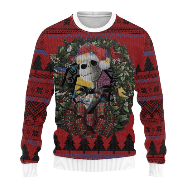 The Nightmare Before Christmas Jack Skellington Ugly Sweater Gifts, Jack Skellington Gift Fan Ugly Sweater 149