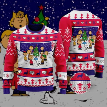 Snoopy Christmas Charlie Brown Ugly Sweater Gifts, Snoopy Gift Fan Ugly Sweater 661