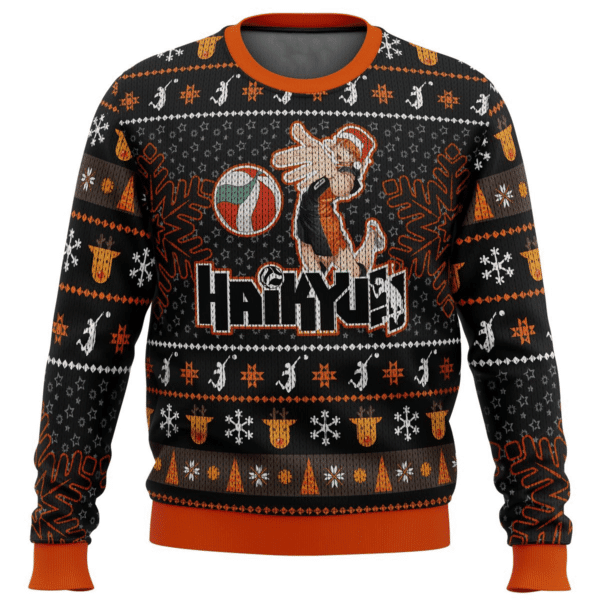 Haikyuu Anime Hinata Shouyou 4 Ugly Sweater Gifts, Haikyuu Anime Gift Fan Ugly Sweater 599