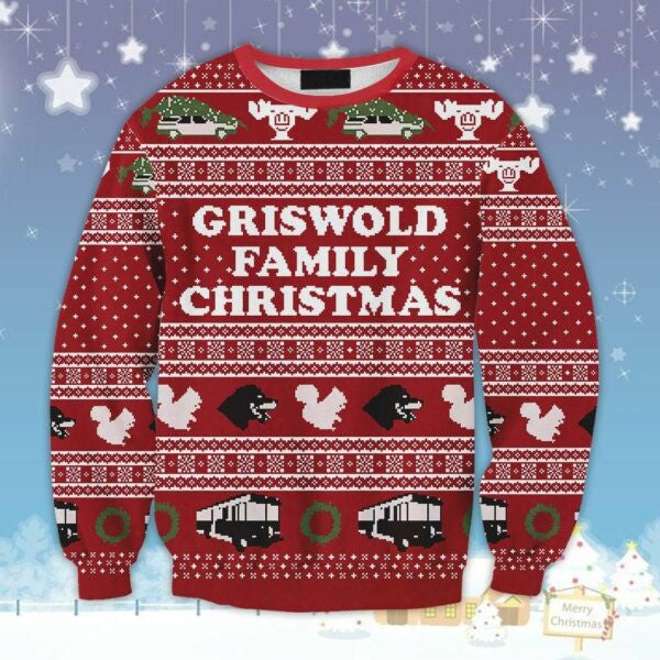 Griswold Family Christmas Ugly Sweater, Christmas Gift , Griswold Family Christmas Ugly Christmas Sweater 877