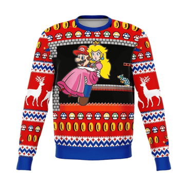 Super Mario Nintendo 6 Ugly Sweater Gifts, Super Mario Nintendo Gift Fan Ugly Sweater 459