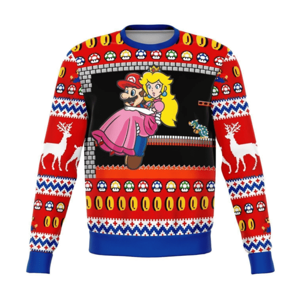 Super Mario Nintendo 6 Ugly Sweater Gifts, Super Mario Nintendo Gift Fan Ugly Sweater 459