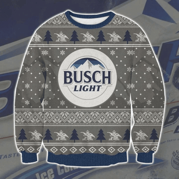 Busch Light Beer 9 Ugly Sweater Gifts, Busch Beer Gift Fan Ugly Sweater