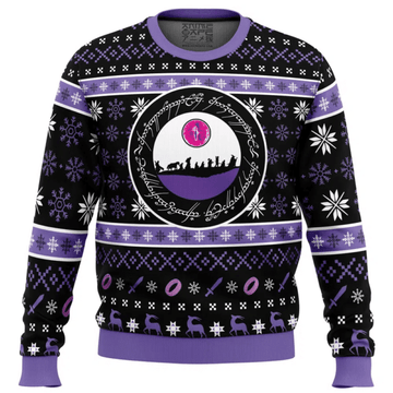 Ring Language The Lord Of The Rings Ugly Sweater Gifts, Ring Language The Lord Of The Rings Gift Fan Ugly Sweater 224