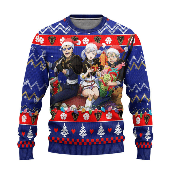 Black Clover Anime 8 Ugly Sweater Gifts, Black Clover Anime Gift Fan Ugly Sweater 662