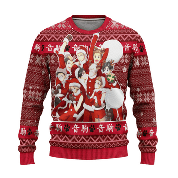 Haikyuu Anime Nekoma High 16 Ugly Sweater Gifts, Haikyuu Anime Gift Fan Ugly Sweater 76