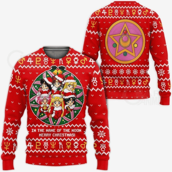 Sailor Moon Anime 1 Ugly Sweater Gifts,sailor Moon Anime Gift Fan Ugly Sweater 299