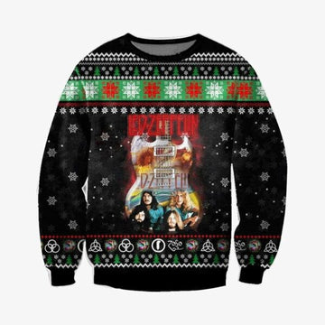 Led Zeppelin Music Band Ugly Sweater, Led Zeppelin Music Band Gift, Led Zeppelin Music Band Christmas Shirt 300