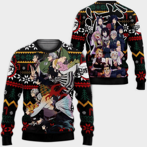 Demon Slayer Kimetsu No Yaiba Anime 46 Ugly Sweater, Demon Slayer Anime Gift Fan Ugly Sweater 59