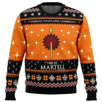 Game Of Thrones House Martell Ugly Sweater Gifts, Game Of Thrones House Martell Gift Fan Ugly Sweater 724