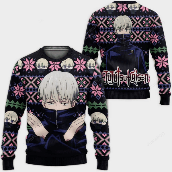 Jujutsu Kaisen Anime Toge Inumaki 11 Ugly Sweater Gifts, Jujutsu Kaisen Anime Gift Fan Ugly Sweater 314