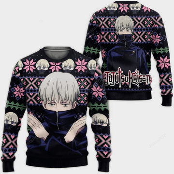 Jujutsu Kaisen Anime Toge Inumaki 11 Ugly Sweater Gifts, Jujutsu Kaisen Anime Gift Fan Ugly Sweater 314