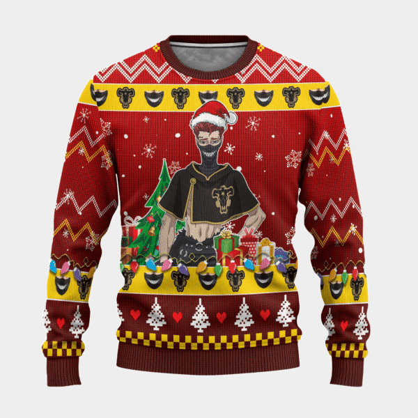 Black Clover Anime Zora Ideale 15 Ugly Sweater Gifts, Black Clover Anime Gift Fan Ugly Sweater 108