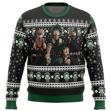 My Hero Academia Anime 17 Ugly Sweater Gifts, My Hero Academia Anime Gift Fan Ugly Sweater 511
