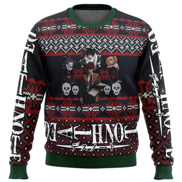 Death Note Anime 3 Ugly Sweater Gifts, Death Note Anime Gift Fan Ugly Sweater 216