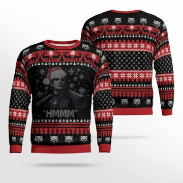Henry Cavill The Witcher Hmm Ugly Sweater, Christmas Gift , Henry Cavill The Witcher Hmm Ugly Christmas Sweater 848