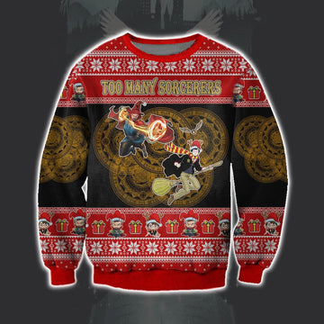 Dr Strange Harry Potter Too Many Sorcerers Ugly Sweatshirt, Christmas Ugly Sweater
