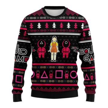 Squid Game Series 3 Ugly Sweater Gifts, Squid Game Series Gift Fan Ugly Sweater 271