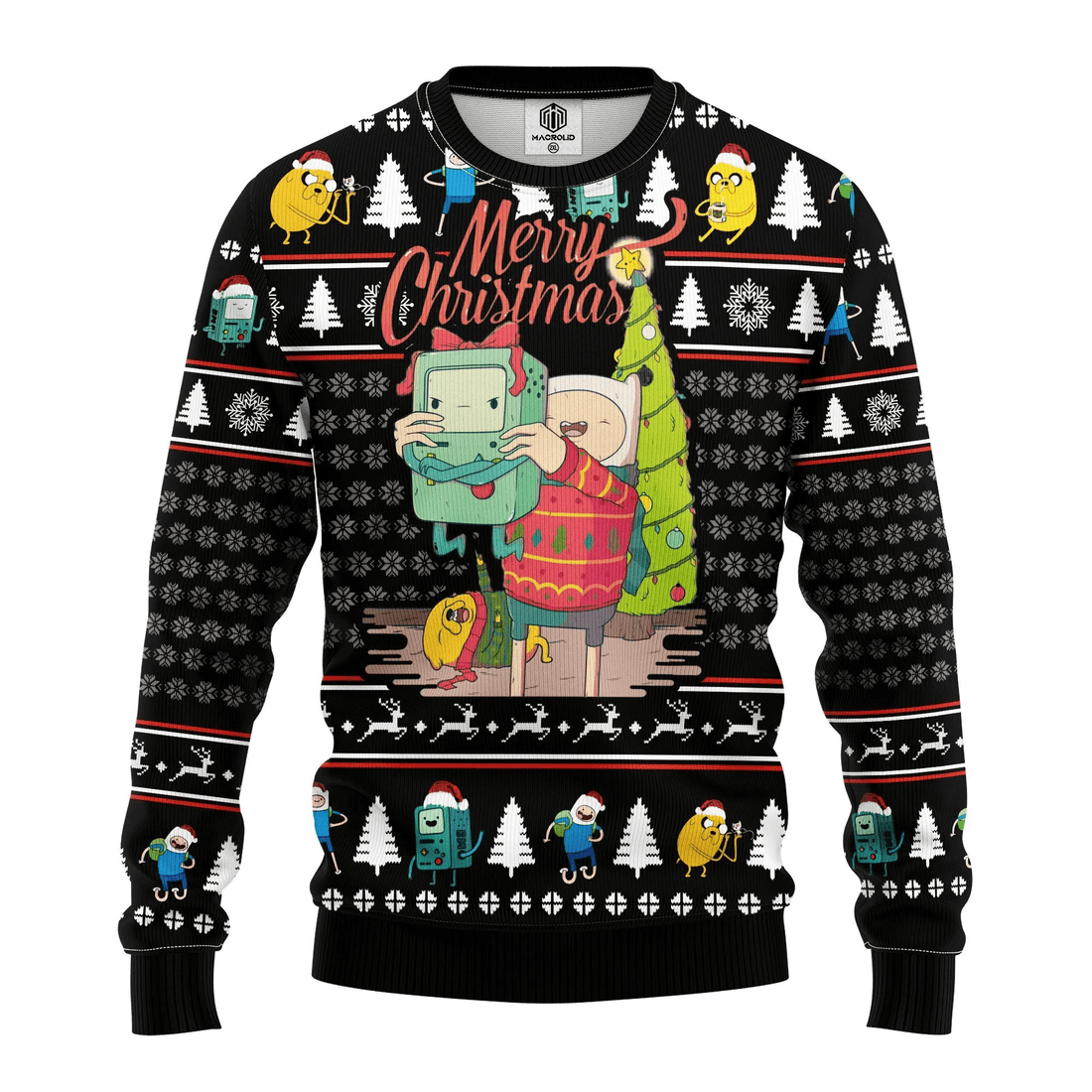 Aventure Time Merry Xmas Gift Ugly Christmas Sweater 339