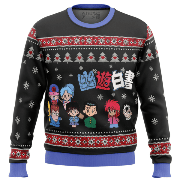 Ghost Fighter Yu Yu Hakusho Chibi Ugly Sweater Gifts,ghost Fighter Yu Yu Hakusho Chibi Gift Fan Ugly Sweater 354