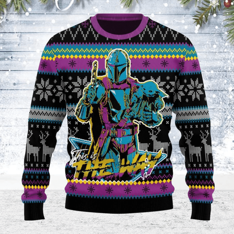 Merry Christmas This Is The Way Ugly Christmas Sweater