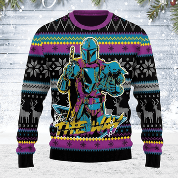 Merry Christmas This Is The Way Ugly Christmas Sweater
