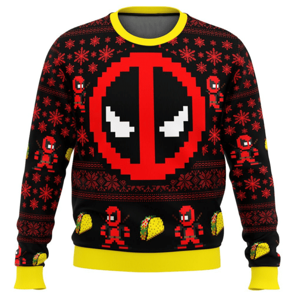 Deadpool 1 Ugly Sweater Gifts, Deadpool Gift Fan Ugly Sweater 580