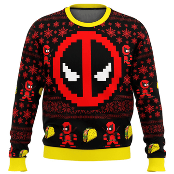 Deadpool 1 Ugly Sweater Gifts, Deadpool Gift Fan Ugly Sweater 580