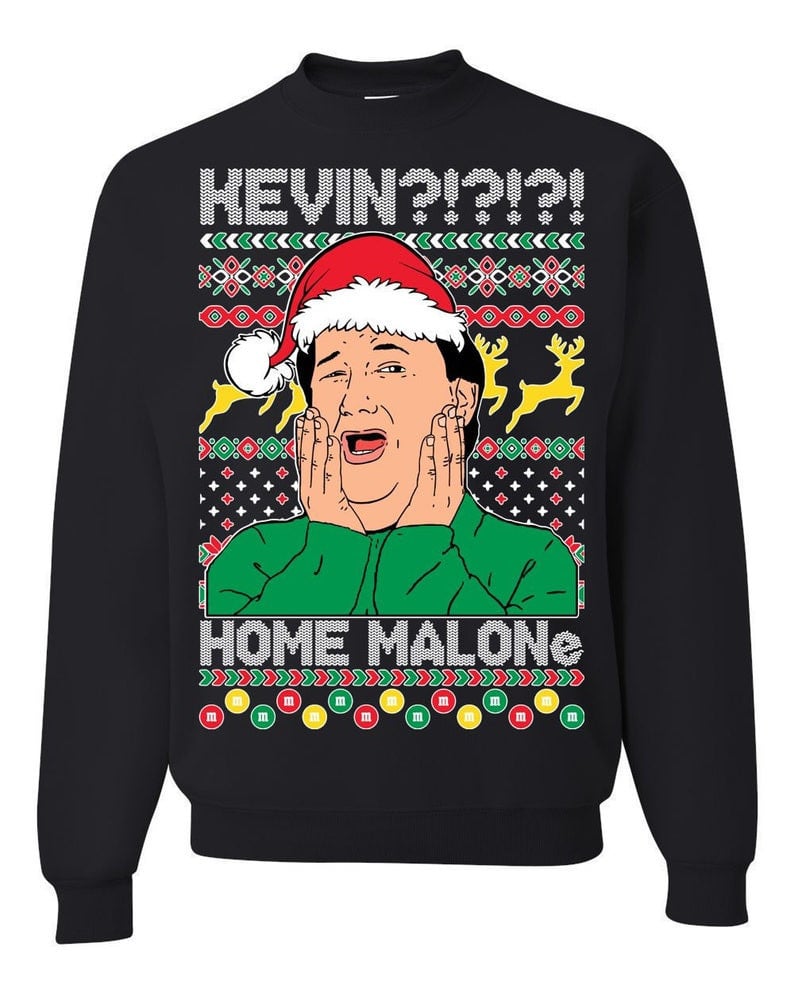Home Malone Kevin The Office Ugly Sweatshirt, Christmas Ugly Sweater