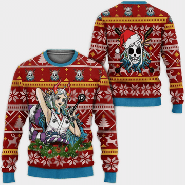 One Piece Anime Yamato 51 Ugly Sweater, One Piece Anime Gift Fan Ugly Sweater 776