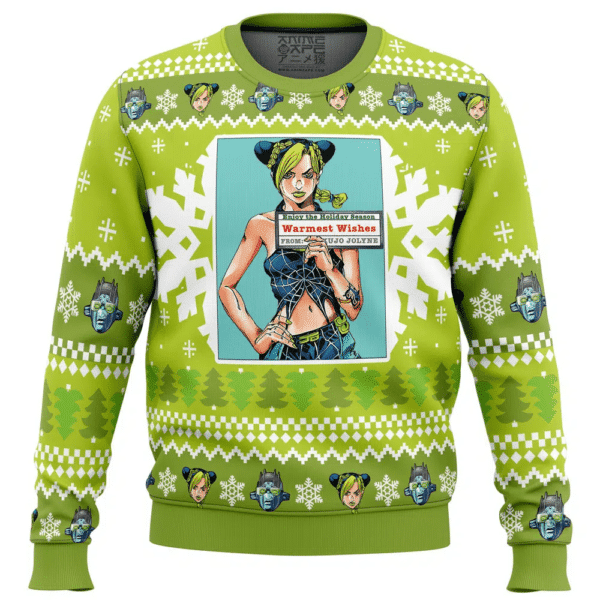 Christmas Jolyne Kujo Jojos Bizarre Adventure Ugly Sweater Gifts, Christmas Jolyne Kujo Jojos Bizarre Adventure Gift Fan Ugly Sweater 248