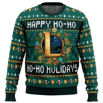 Happy Ho Ho Ho Holidays The Legend Of Zelda Ugly Sweater Gifts, The Legend Of Zelda Gift Fan Ugly Sweater 694