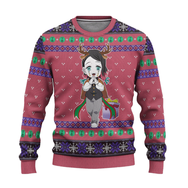 Demon Slayer Kimetsu No Yaiba Anime Enmu 43 Ugly Sweater, Demon Slayer Anime Gift Fan Ugly Sweater 485