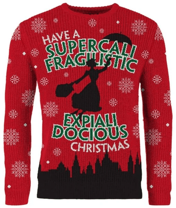 Mary Poppins Have A Supercali Fragilistic Expiali Docious Christmas Sweater,mary Poppins Christmas Gift,mary Poppins Christmas Shirt 691