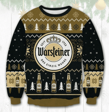Warsteiner Premium Beer Ugly Sweater Gifts, Warsteiner Premium Beer Gift Fan Ugly Sweater 268