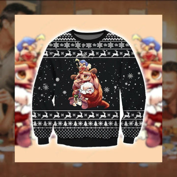 Labyrinth Knitting Ugly Christmas Sweater