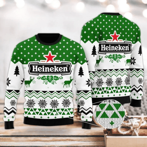 Heineken 1 Ugly Sweater Gifts, Heineken Gift Fan Ugly Sweater 144