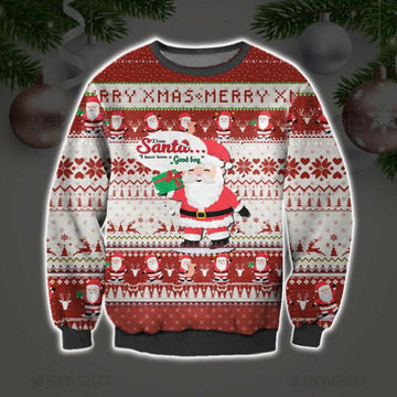 Dear Santos Game Merry Christmas Ugly Sweatshirt, Christmas Ugly Sweater