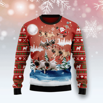 Pug Reindeer Cute Pug Dog Christmas Dog Mom Gift Dog Lover Ugly Christmas Sweater