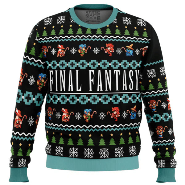 Final Fantasy Ugly Sweater Gifts, Final Fantasy Gift Fan Ugly Sweater 278