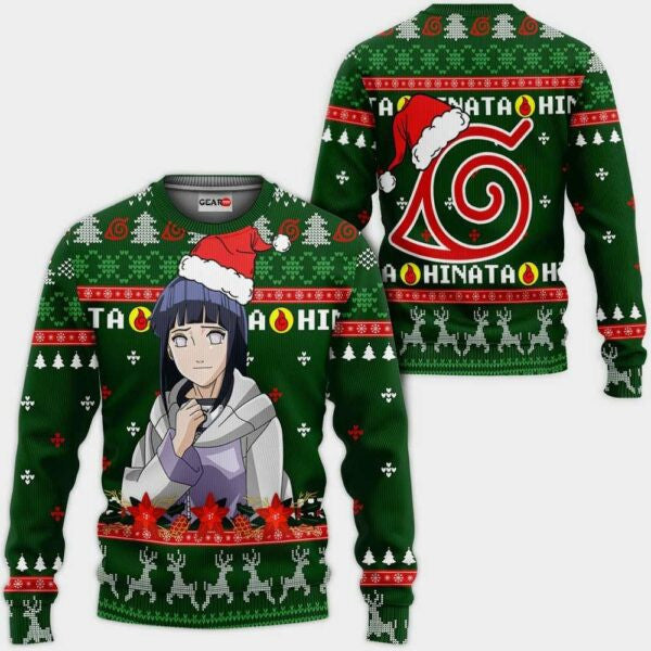 Hinata Hyuga Ugly Christmas Naruto Anime Xmas 1k447 Gifts ,naruto Anime Xmas Christmas Gift Fan 209