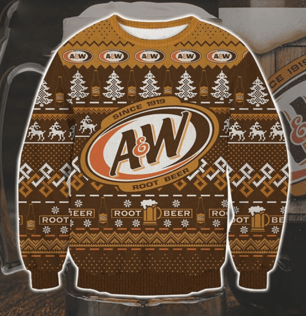 A W Root Beer Ugly Sweater Gifts, A W Root Beer Gift Fan Ugly Sweater 41